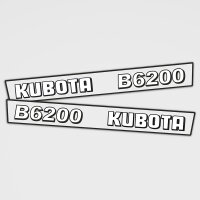 Kubota B6200 Aufkleber Set