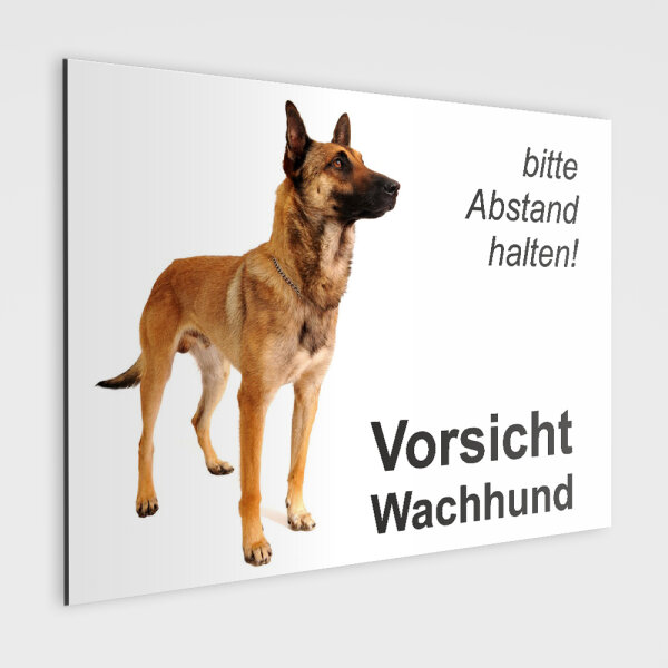 Schäferhund Schild -  Vorsicht Wachhund!