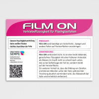 Film ON Verklebeflüssigkeit für Flachglasfolien...