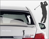 Golfer Aufkleber f&uuml;rs Auto