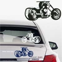 Custom Biker Sticker für Autos